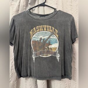 Gray Nashville Graphic T-Shirt